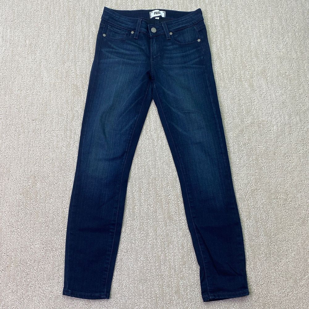Paige Jeans Womens‎ Blue Denim VERDUGO ANKLE Crop Size 26
